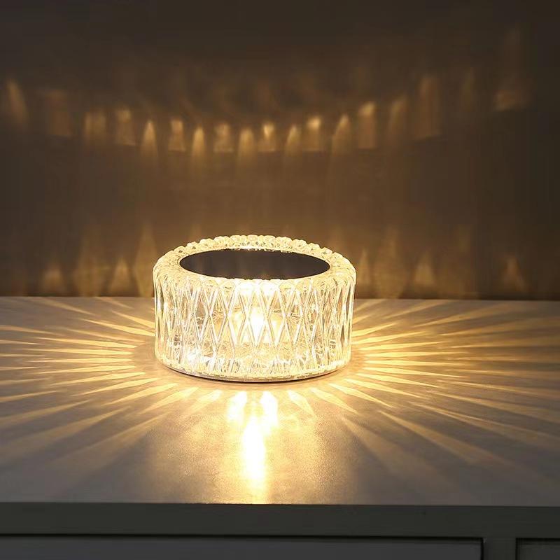 Lampada da tavolo Atmosfera popolare Luce Creatività transfrontaliera Moderna semplice luce ricaricabile Luce notturna romantica