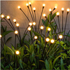 Lampada solare Firefly Lampada solare per erba Lampada solare a LED per esterni Luci decorative per esterni da giardino Luci multicolori a LED a energia solare per cantieri