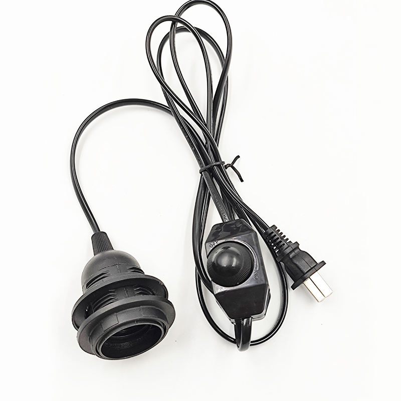 Base della lampada E27 E26 Porcellana Nero Corpo Ceramica Stile Colore Vite Materiale Origine Supporto parti luminose a led