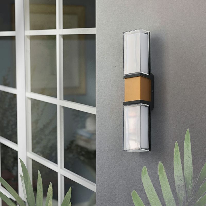 9W 10W Applique da parete per esterni LED Impermeabile IP65 Striscia di alluminio Illuminazione per interni ed esterni Decorazione Portico da giardino Lampade 85-265v