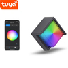 Tuya Smart WiFi LED Controllo APP Lampada da parete Portico esterno Luce da giardino Impermeabile Sconce Light RGBW 9W Dimmerabile Lavora con Alexa e Google Home