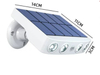Nuovo tipo di monitoraggio induttivo Lampada da parete solare Lampada da esterno impermeabile per cortile Villa Lampada da esterno per recinzione da giardino