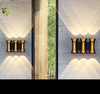 Nuova lampada da parete a LED impermeabile per esterni Balcone in alluminio Portico da giardino Sconce Villa Applique da parete