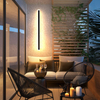 Lampada da parete impermeabile rettangolare moderna da giardino in alluminio a LED