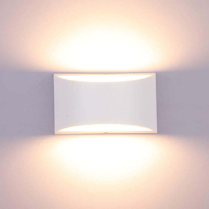 Nuova lampada da parete a LED per interni da 10 W su e giù in alluminio Decorare applique da parete Applique da parete a LED per camera da letto Illuminazione impermeabile