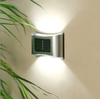 Lampada solare 6LED IP65 Lampada da esterno impermeabile Lampada da parete per cortile per la decorazione della villa da giardino Lampada da parete da giardino a LED