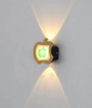 Lampada da parete impermeabile per esterni da 6W Lampada decorativa a forma di mela Lampada da parete a luce notturna a LED Lampada da parete moderna su e giù per giardino