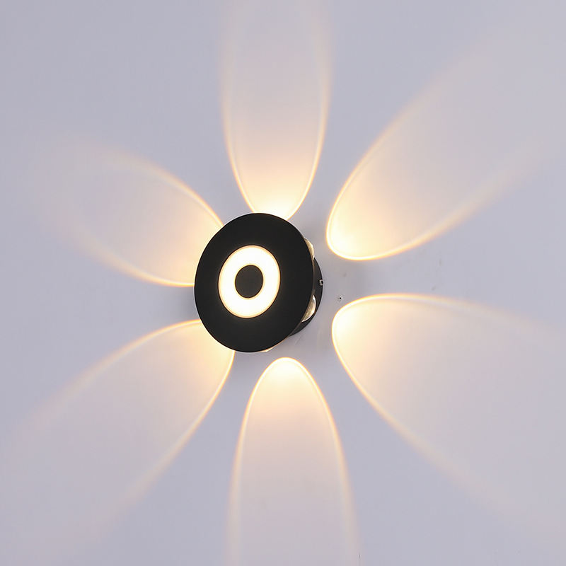 New Led Wall Sconce Modern Minimalista Outdoor American Living Room Lampada da parete a Led impermeabile a prova di umidità