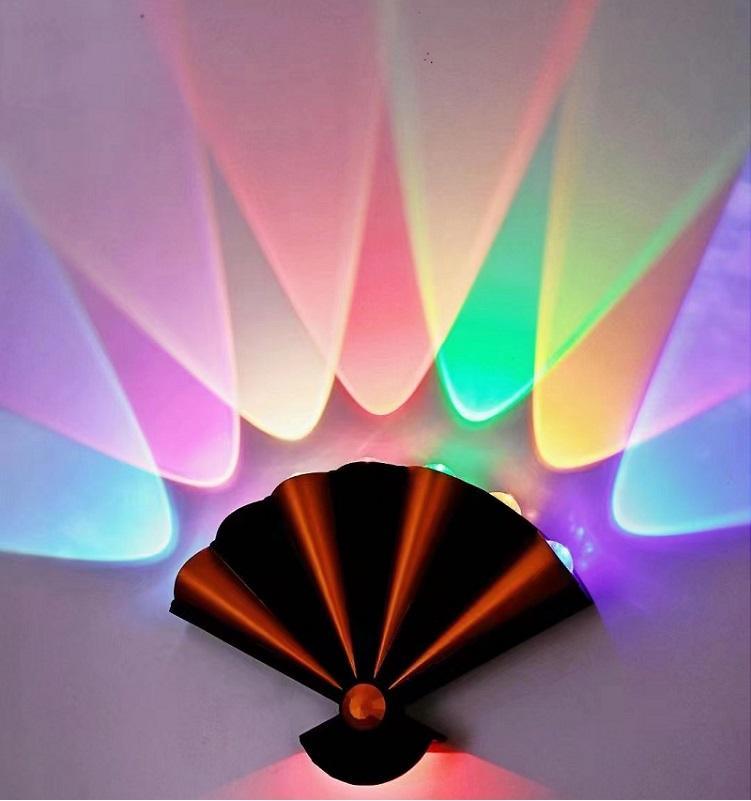 New Style 8W Black Gold Nordic Personalità Lampada da parete Semplice Led Soggiorno Sfondo Lampada da parete rotonda Hotel Minimalista