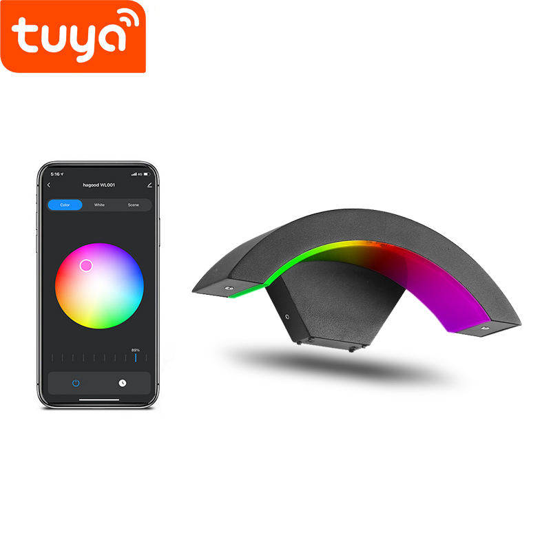 Luci LED impermeabili wireless Smart Color controllate da APP