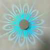 Nordic Peacock Lamp Golden Peacock Applique da parete a Led Nordic RGB Applique Illuminazione per la decorazione Camera Lustre Decor Animal Bird 360