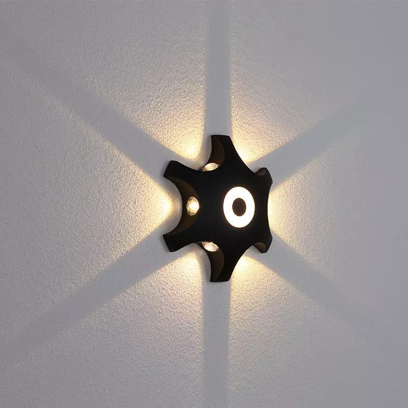 Lampada da parete a LED da esterno per interni impermeabile IP65 Applique da parete Illuminazione decorativa per camera da letto