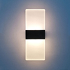 Applique da parete a LED AC85-265V Luci quadrate per interni Lampada da parete per soggiorno Camera da letto Illuminazione ristorante dell'hotel