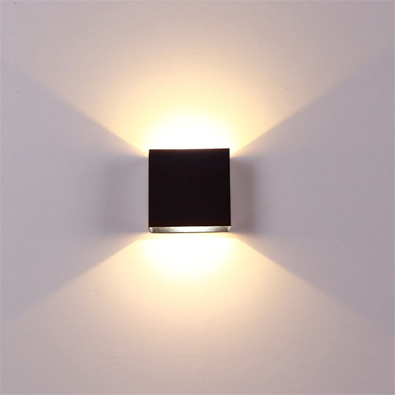 6W COB Applique da parete LED Risparmio energetico Camera d'albergo Corridoio Hall Loft Scala Applique da parete Powernightlight Lampada da parete a LED