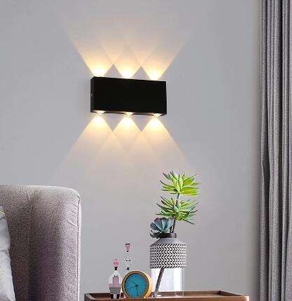 Cube COB LED Illuminazione per interni Lampada da parete Illuminazione domestica moderna Decorazione Sconce Lampada in alluminio 6W 85-265V Per corridoio bagno