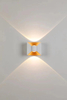 Lampada da parete ad arco da 6W 12W Lampada da parete a LED impermeabile Lampada da giardino per uso domestico Luci decorative Prezzo di fabbrica Alloggiamento in bianco e nero