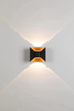 Lampada da parete ad arco da 6W 12W Lampada da parete a LED impermeabile Lampada da giardino per uso domestico Luci decorative Prezzo di fabbrica Alloggiamento in bianco e nero