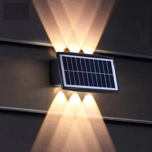 Lampione stradale a LED a luce solare per esterni Luci solari impermeabili per cortile Street Landscape Garden Decor Lamp Outdoor