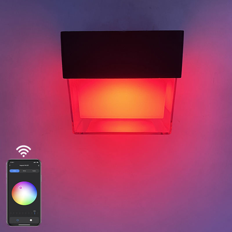 Nuovo design di vendita calda di alta qualità 3w 6w 9w Outdoor Single Down Led Cob Applique da parete rotonda Lampada da parete a led IP65 Crystal Hotel Lamp