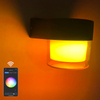 Lampade da parete a LED intelligenti 10W Outdoor Tuya Wifi Cube RGB App Dimmerabile Applique da giardino impermeabile Alexa Google Home Applique da parete in acrilico