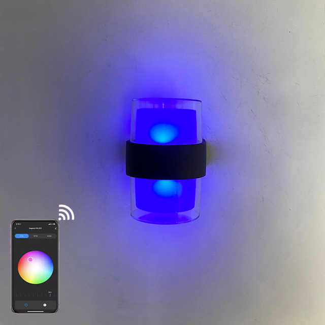 Tuya Smart Lampada da parete Night Light Sunset Projector Smart Light Controllo APP Luci a led Decorazione della stanza Applique da esterno