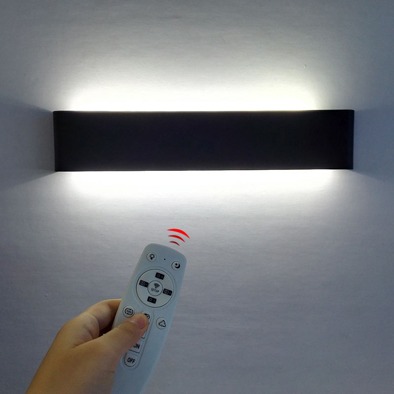 Lampada da parete a LED Lungo specchio bianco caldo Luci per interni Soggiorno Lampada da parete per interni illuminazione della stanza interna dell'appartamento