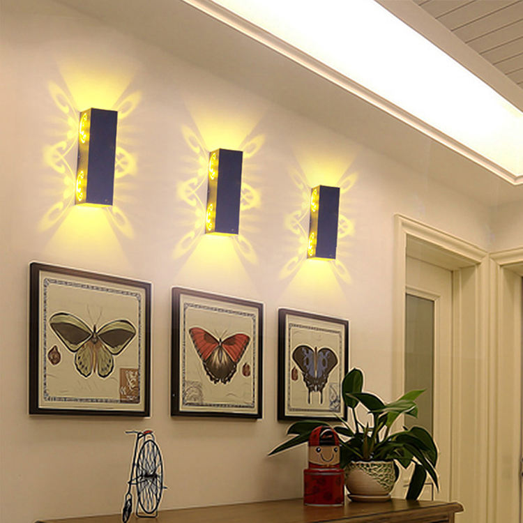 Lampada di proiezione RGB in alluminio per interni residenziali Deco bar ristorante dell'hotel che illumina la luce notturna a LED