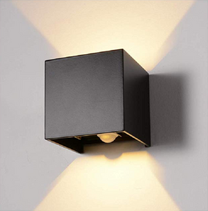 12W sensore di movimento LED applique da parete per esterni IP65 impermeabile portico lampada da parete da giardino illuminazione decorativa