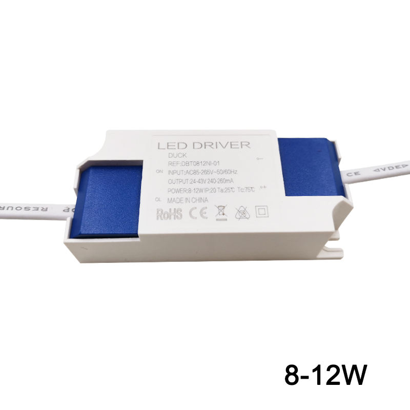 Driver con guscio in plastica led corrente prezzo all'ingrosso led driver Alimentatore DC 12v led driver 300mA convertitore 220 12 Adattatore