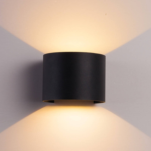 Hagood New Semicircle Lampada da parete impermeabile 6W 12W Applique da parete a LED Illuminazione per esterni Impermeabile IP65 Angolo di illuminazione regolabile Applique per esterni