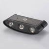 Prezzo di fabbrica economico Ip65 Applique da parete impermeabile Lampada da bagno a led nera Sconce per il 100% di sicurezza