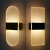 Applique da parete a LED AC90-265V Luci in alluminio Lampada da parete per soggiorno Illuminazione ristorante hotel camera da letto