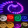 Hagood applique da parete a LED con foro a spirale RGB con telecomando per interni per feste bar hall KTV decorazioni per la casa