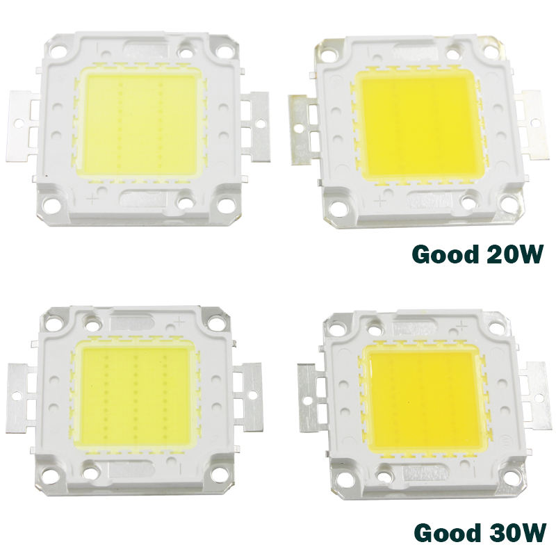 Super 10W 20W 30W 50W 100W LED integrato Lampadina LED ad alta potenza Bianco / bianco caldo EPISTAR COB Chip lampade a led