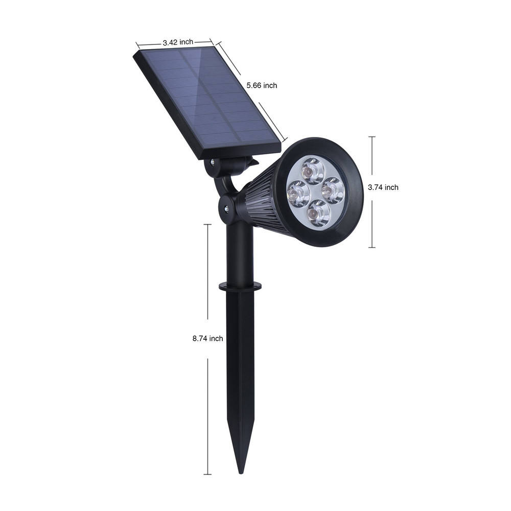 Luce solare impermeabile del prato inglese della luce solare del giardino alimentata per l'illuminazione stradale della decorazione dell'iarda con il prezzo all'ingrosso