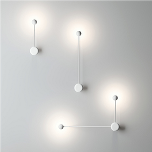 NEW art Dots applique da parete moderna lampada da parete per soggiorno a LED Apparecchi di illuminazione per corridoi creativi nordici Lampada da parete moderna bianca nera