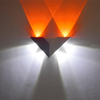 Lampada da parete per la casa moderna a triangolo da 6W Semplice in alluminio a forma di V per la decorazione dell'illuminazione domestica