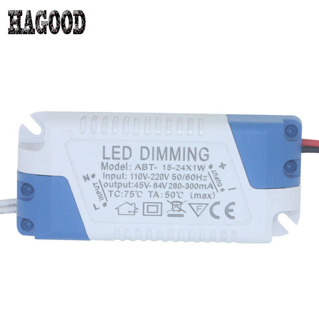 driver led driver led dimmerabile driver led dimmerabile 3W 5W 7W 8-10W 15W 15-24W Alimentatore Adattatore driver LED Trasformatore 300mA per LED da incasso 85-265V