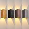 Applique da parete a LED da 12W per esterni Applique da parete a LED IP65 Plafoniera in metallo quadrato impermeabile Luci Apparecchio per illuminazione a parete esterna Cool