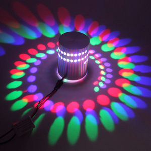 2023 moderna applique da parete a LED RGB con foro a spirale con telecomando a infrarossi per applique decorative