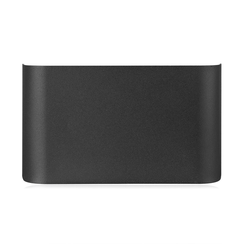 Nuova moderna lampada a LED in alluminio lampada da comodino lampada da parete camera bagno specchio luce Long Wave Black and White Shell