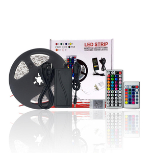 Striscia luminosa a LED 5050RGB con scatola dei colori Set di controller a chiave 24/44 da corsa con colori impermeabili a resina epossidica