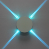 Lampada da parete a stella a croce rotonda a LED di vendita calda rgb luce notturna per interni con prezzi di fabbrica Scala innovativa con luce di superficie