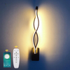Novità 16W LED Applique da parete per interni 21W 2.4G Dimmerabile applique da parete con telecomando Lampada per scale