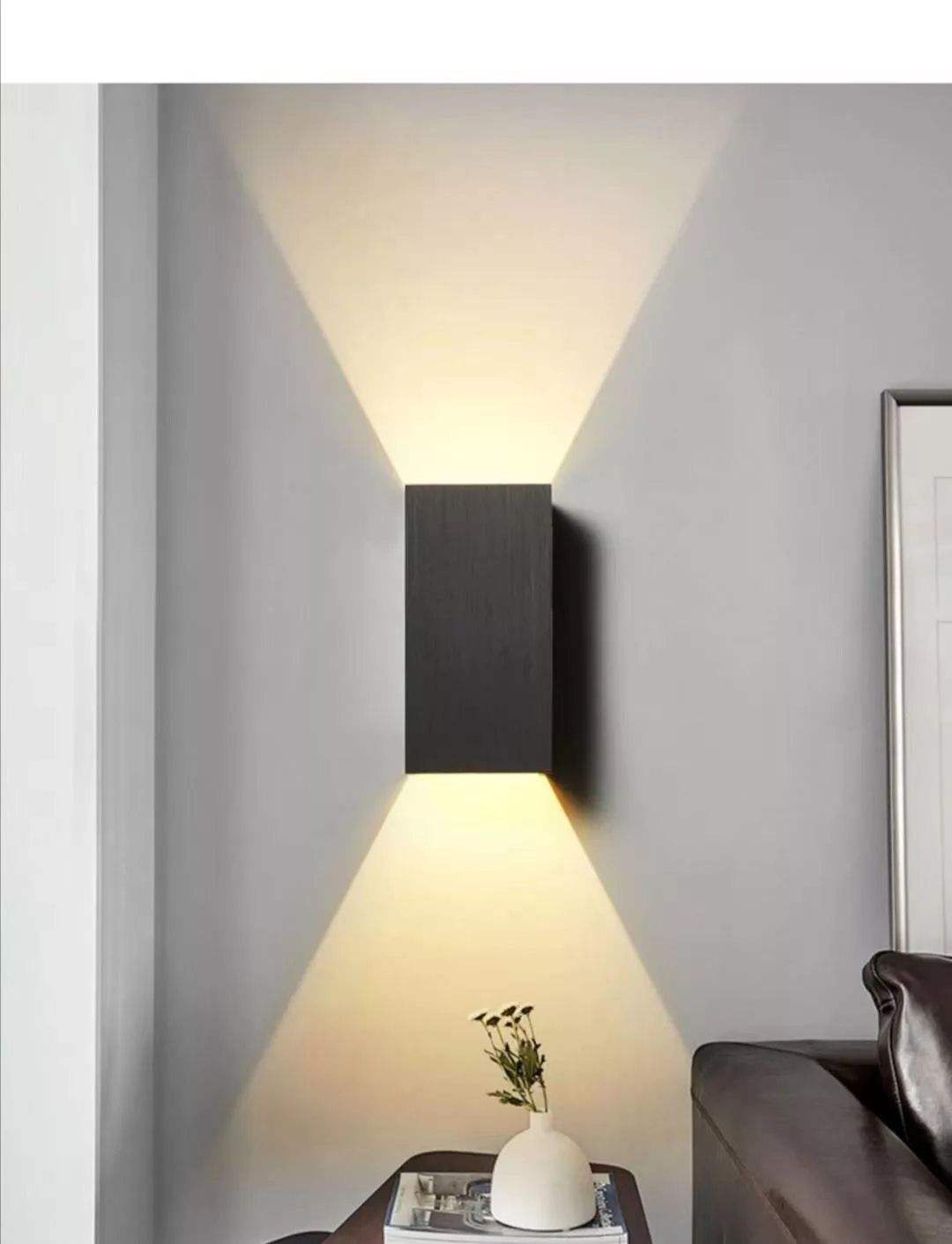 12W ha condotto la luce della parete all'esterno del riparo della parete del LED IP65 luci quadrate impermeabili della paratia del metallo