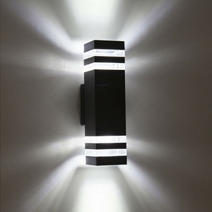 Lampade da parete a LED impermeabili per esterni Luci del corridoio del portico del giardino del cortile in alluminio IP65