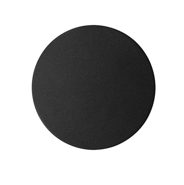 Lampada da parete a led da 10W per esterni di design nero quadrato rotondo per la decorazione di giardini