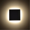 Lampada da parete a led da 10W per esterni di design nero quadrato rotondo per la decorazione di giardini