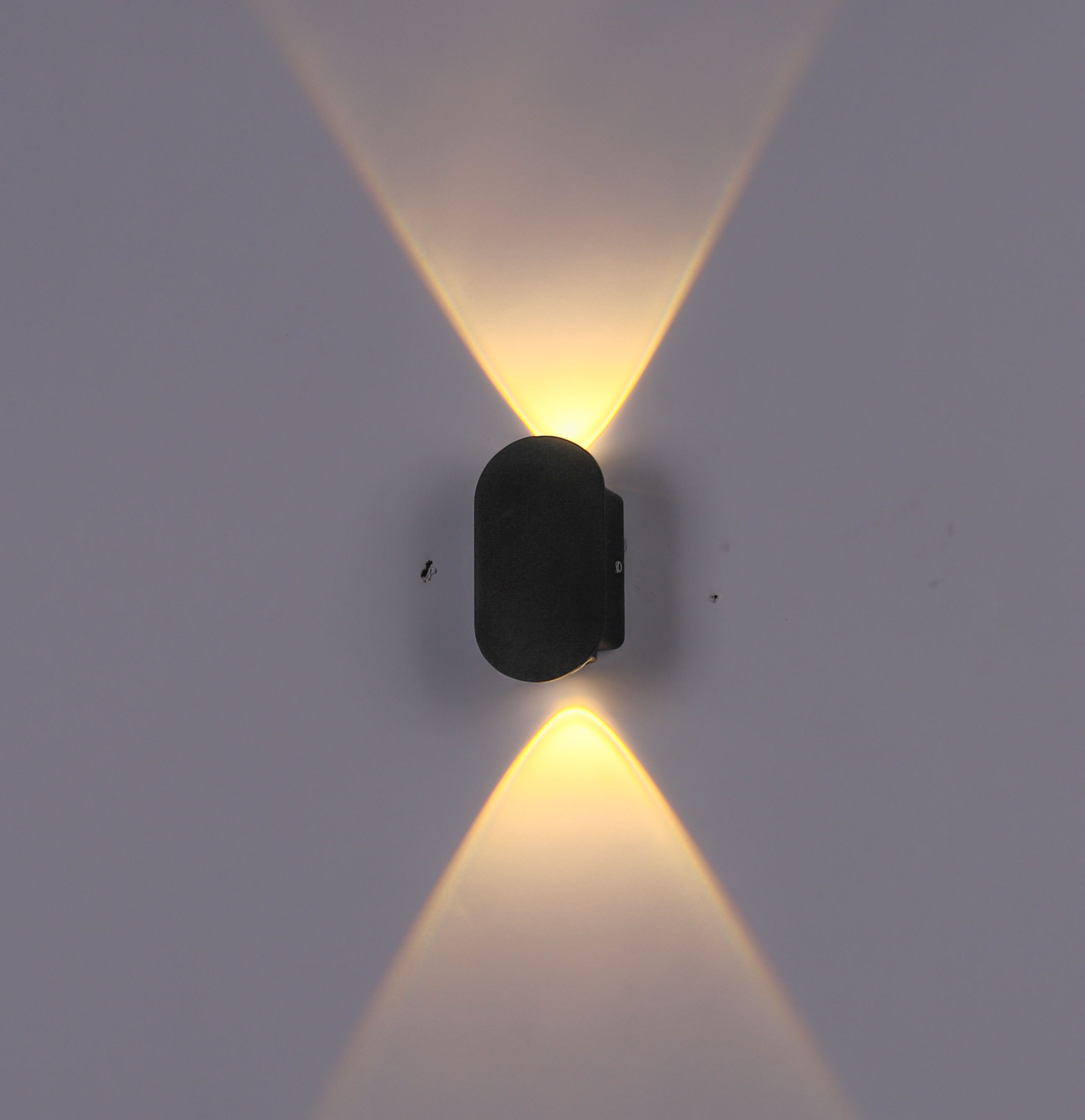 Lampada da parete nordica a led in alluminio da esterno per interni ip66 up down bianco nero moderno per scale domestiche camera da letto comodino luce bagno