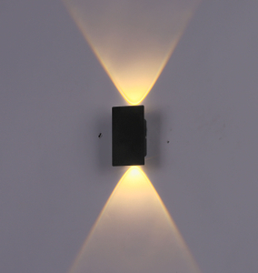 Lampada da parete nordica a led in alluminio da esterno per interni ip66 up down bianco nero moderno per scale domestiche camera da letto comodino luce bagno